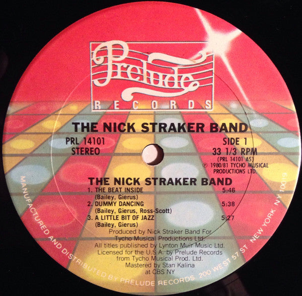 Straker, Nick Band - The Nick Straker Band (NM or M-) (Vinyl LP)