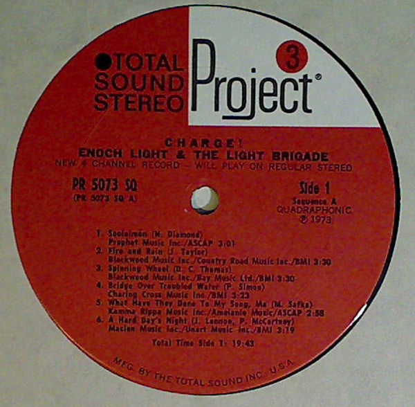 Light, Enoch And The Light Brigade - Charge! (VG+) (Vinyl LP)
