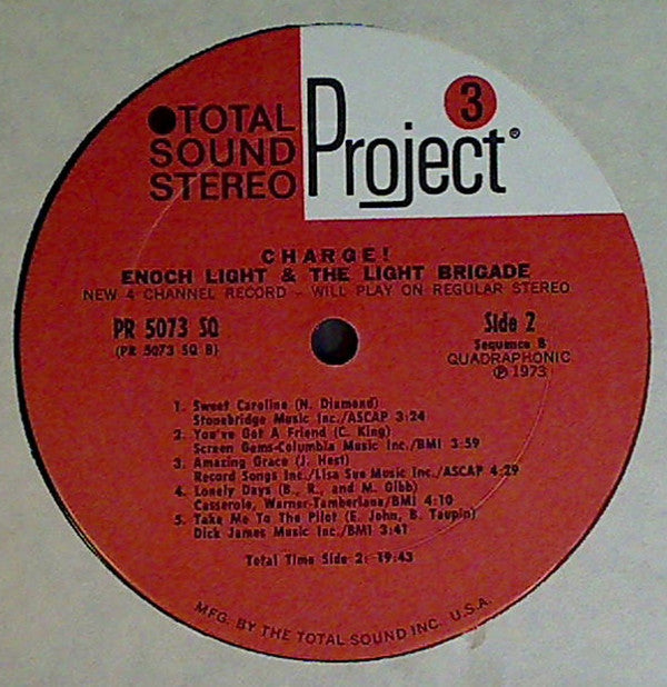 Light, Enoch And The Light Brigade - Charge! (VG+) (Vinyl LP)