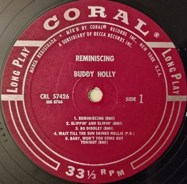 Holly, Buddy - Reminiscing (Vinyl, VG) (Vinyl LP)