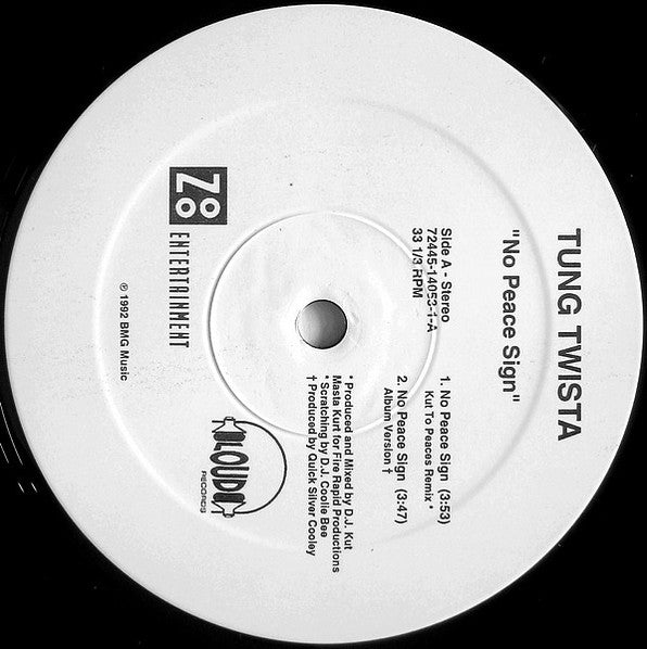 Tung Twista - No Peace Sign (VG+) (Vinyl LP)
