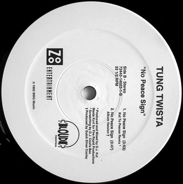 Tung Twista - No Peace Sign (VG+) (Vinyl LP)
