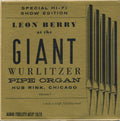 Berry, Leon - Giant Wurlitzer Pipe Organ Volume 1 (VG) (Vinyl LP)