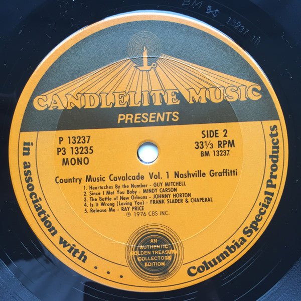 Various - Country Music Cavalcade - Nashville Graffitti (VG) (Vinyl LP)