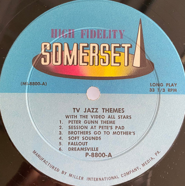 Video All-Stars - TV Jazz Themes (VG) (Vinyl LP)