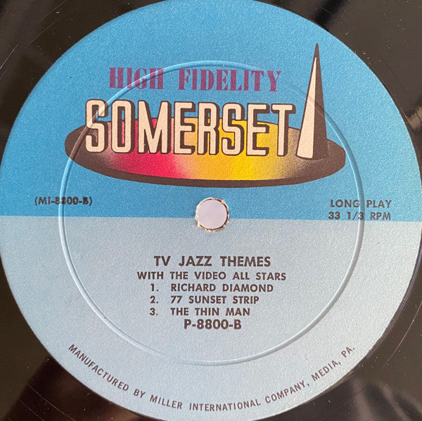 Video All-Stars - TV Jazz Themes (VG) (Vinyl LP)