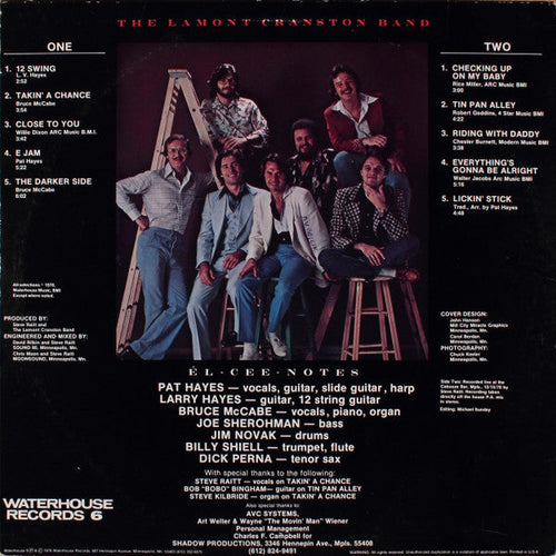 Cranston, Lamont Band - El-Cee-Notes (VG+) (Vinyl LP)