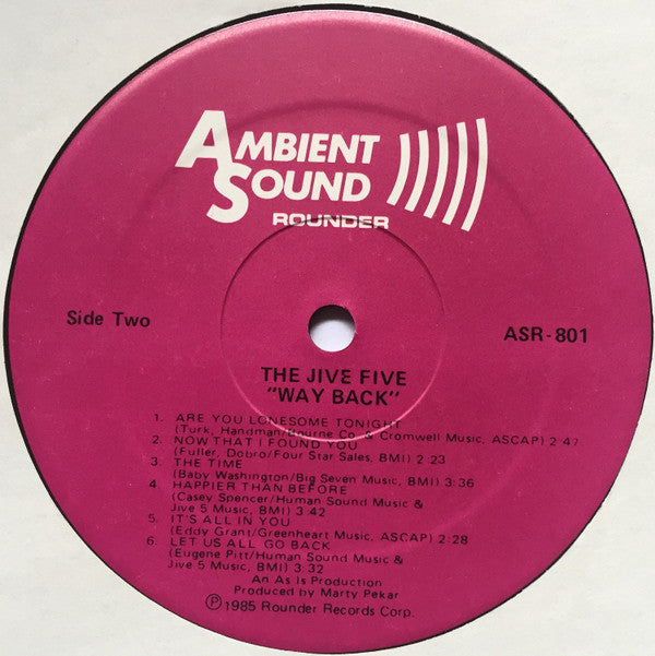 Jive Five - Way Back (M) (Vinyl LP)