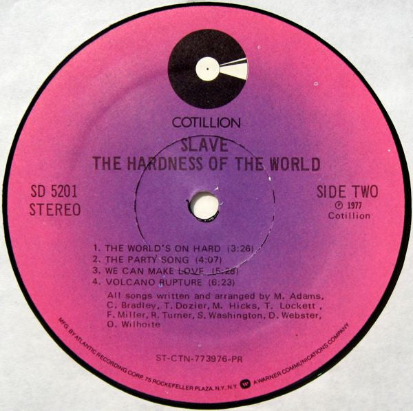 Slave - The Hardness Of The World (Vinyl, VG+) (Vinyl LP)