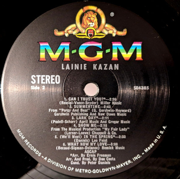 Kazan, Lainie - Lainie Kazan (VG) (Vinyl LP)