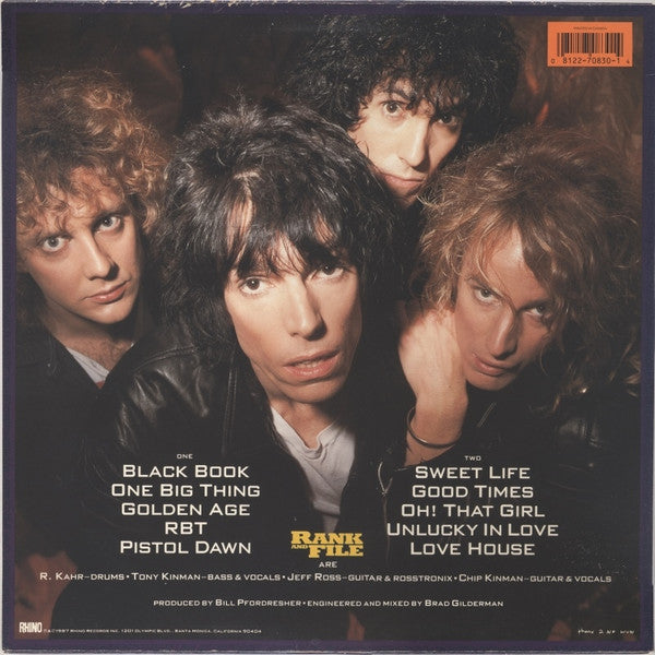 Rank & File - Rank And File (VG+) (Vinyl LP)