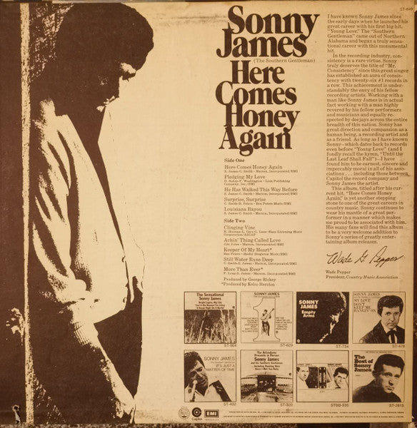 James, Sonny - Here Comes Honey Again (Vinyl, VG+) (Vinyl LP)