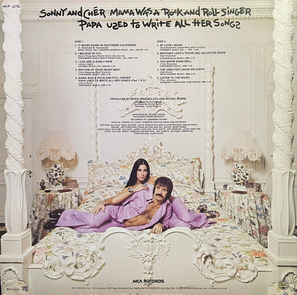 Sonny & Cher - Mama Was A Rock And Roll Singer Papa Used To Write All Her Songs (VG+) (Vinyl LP)