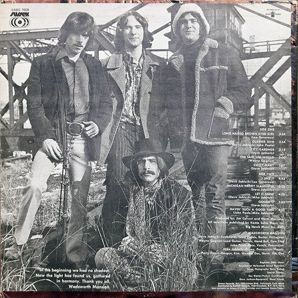 Wadsworth Mansion - Wadsworth Mansion (VG+) (Vinyl LP)