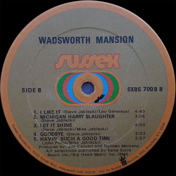 Wadsworth Mansion - Wadsworth Mansion (VG+) (Vinyl LP)