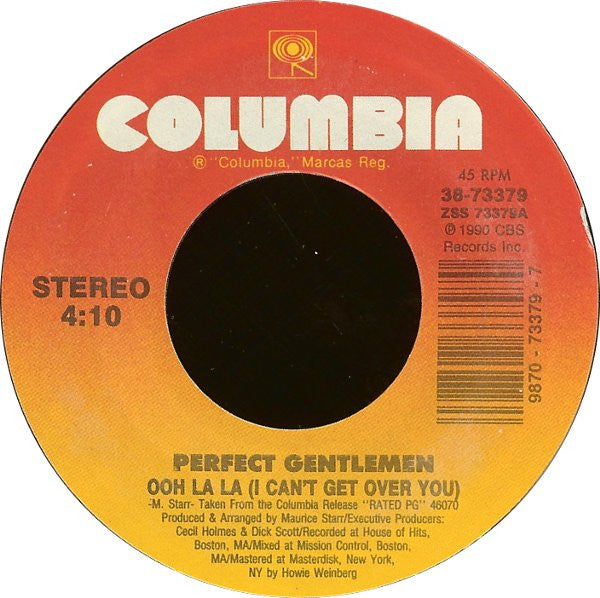 Perfect Gentlemen - Ooh La La (I Can't Get Over You) (VG) (Vinyl LP)