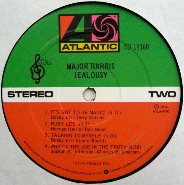 Harris, Major - Jealousy (VG+) (Vinyl LP)
