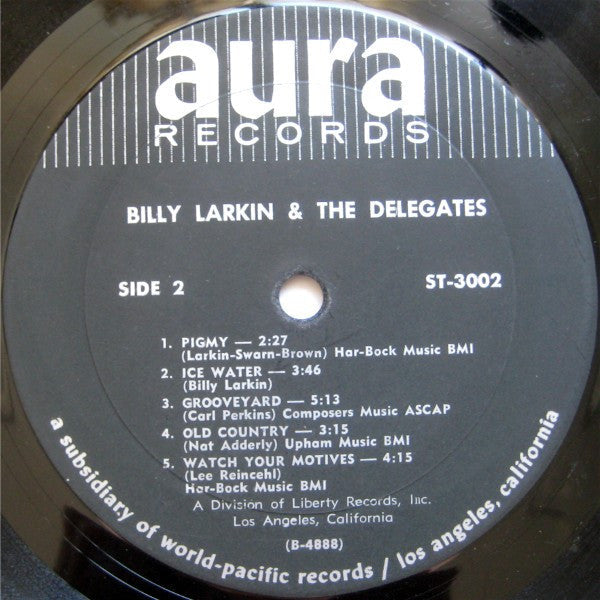 Larkin, Billy & The Delegates - Billy Larkin & The Delegates (VG) (Vinyl LP)