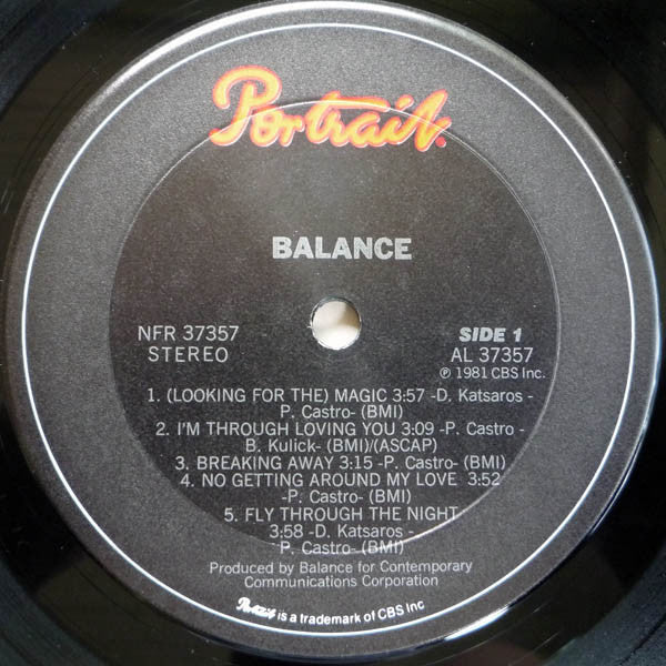 Balance  - Balance (VG+) (Vinyl LP)