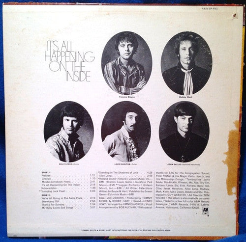 Boyce, Tommy & Bobby Hart - It's All Happening On The Inside (VG+) (Vinyl LP)