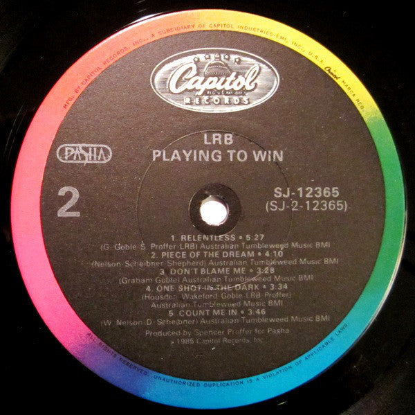 LRB - Playing To Win (VG) (Vinyl LP)