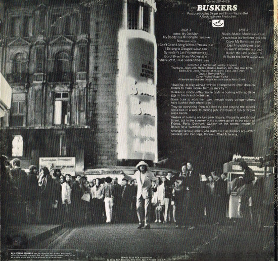 Buskers - Buskers (NM or M-) (Vinyl LP)