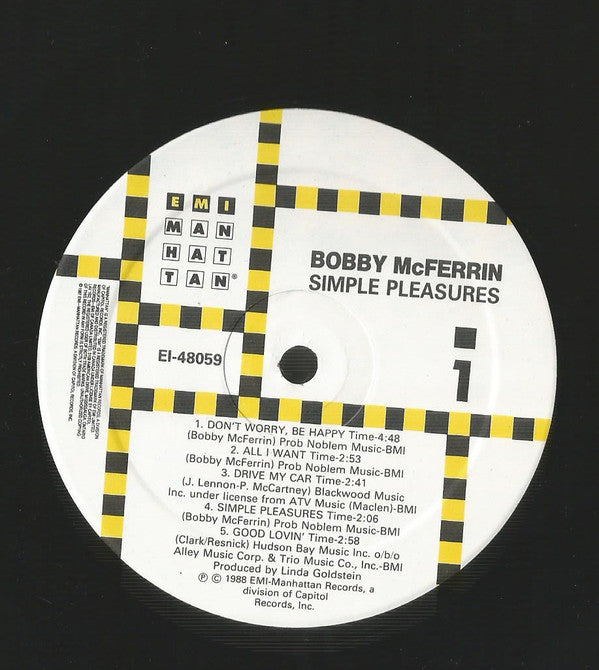 McFerrin, Bobby - Simple Pleasures (NM or M-) (Vinyl LP)