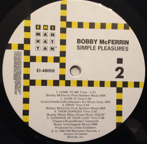 McFerrin, Bobby - Simple Pleasures (NM or M-) (Vinyl LP)