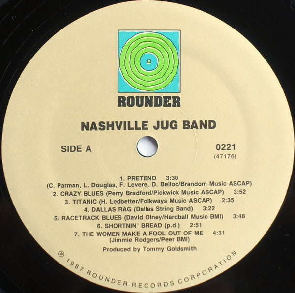 Nashville Jug Band Featuring Ed Dye - Nashville Jug Band (VG+) (Vinyl LP)
