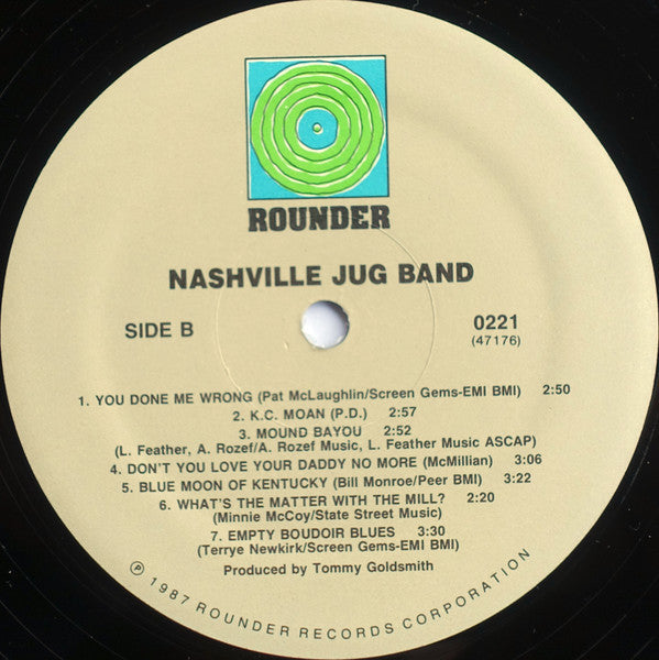 Nashville Jug Band Featuring Ed Dye - Nashville Jug Band (VG+) (Vinyl LP)