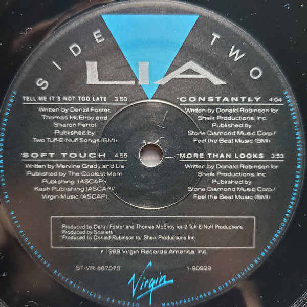 Lia - Lia (VG) (Vinyl LP)