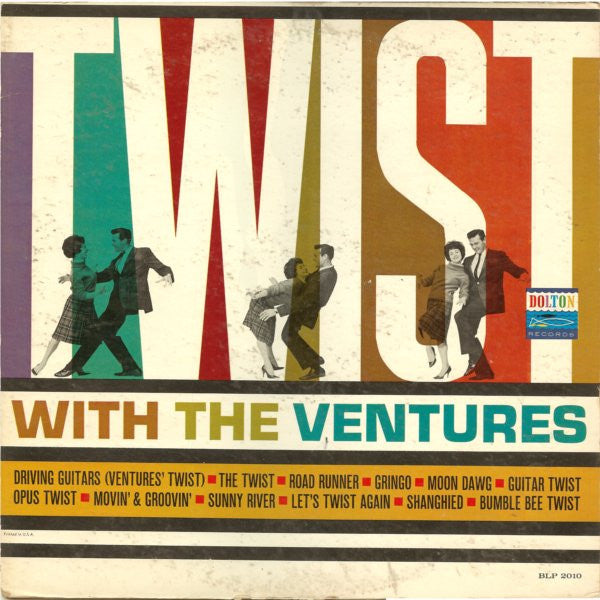 Ventures - Twist With The Ventures (Vinyl, G+) (Vinyl LP)