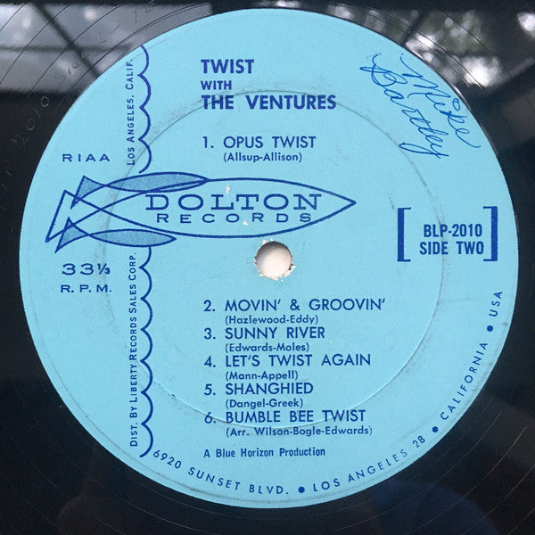 Ventures - Twist With The Ventures (Vinyl, G+) (Vinyl LP)