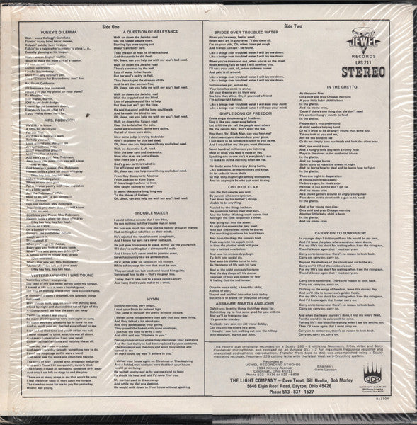 Light Company - Carry On (VG) (Vinyl LP)