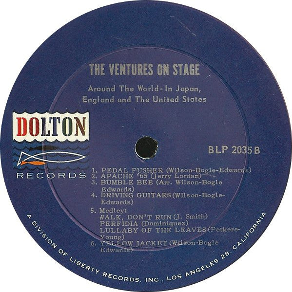 Ventures - On Stage (Vinyl, VG) (Vinyl LP)