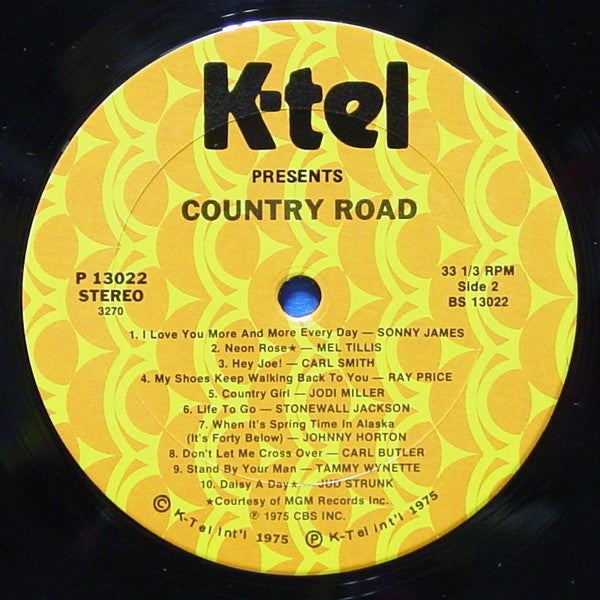 Various - Country Road (Vinyl, VG+) (Vinyl LP)