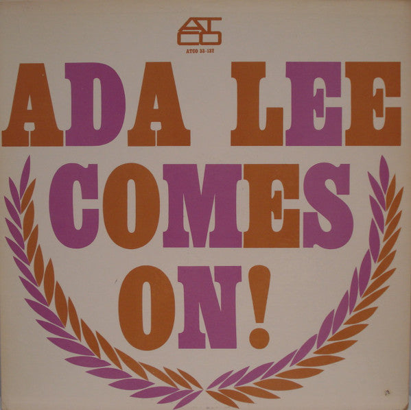 Lee, Ada - Comes On! (VG) (Vinyl LP)