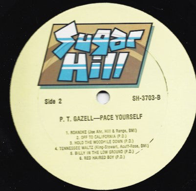 Gazell, P.T. - Pace Yourself (VG+) (Vinyl LP)