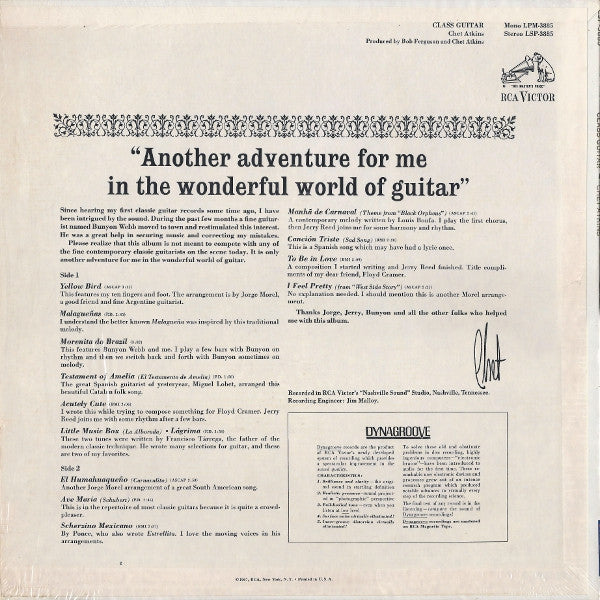 Atkins, Chet - Class Guitar (VG) (Vinyl LP)