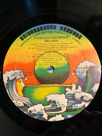 Melanie  - Stoneground Words (Vinyl, VG+) (Vinyl LP)