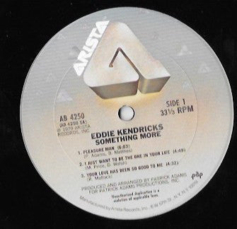 Kendricks, Eddie - Something More (VG) (Vinyl LP)