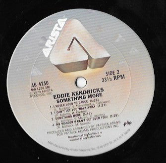 Kendricks, Eddie - Something More (VG) (Vinyl LP)