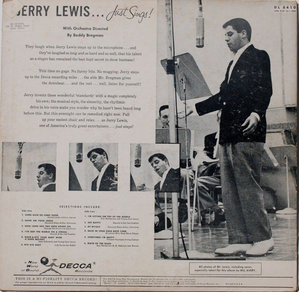 Lewis, Jerry - Just Sings (VG) (Vinyl LP)