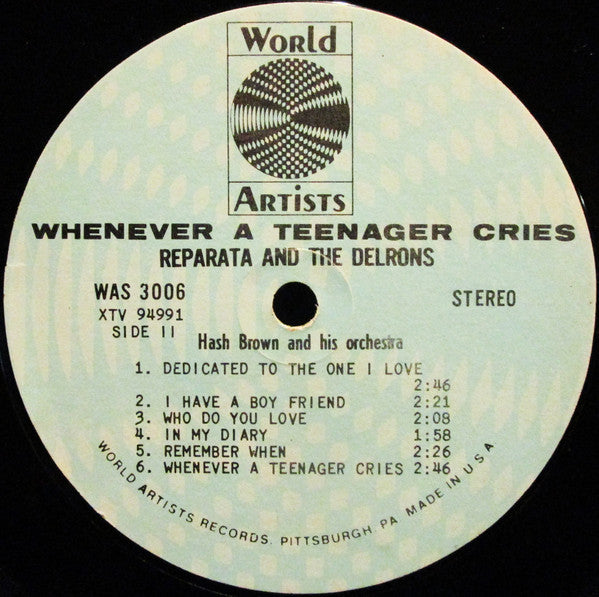 Reparata And The Delrons - Whenever A Teenager Cries (VG+) (Vinyl LP)