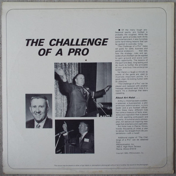 Holst, Art - The Challenge Of A Pro (NM or M-) (Vinyl LP)