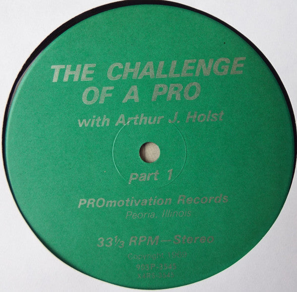 Holst, Art - The Challenge Of A Pro (NM or M-) (Vinyl LP)