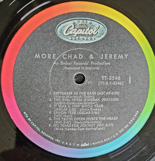 Chad & Jeremy - More Chad & Jeremy (VG) (Vinyl LP)