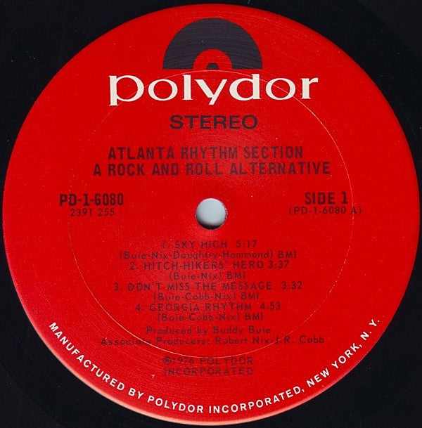 Atlanta Rhythm Section - A Rock And Roll Alternative (Vinyl, VG) (Vinyl LP)