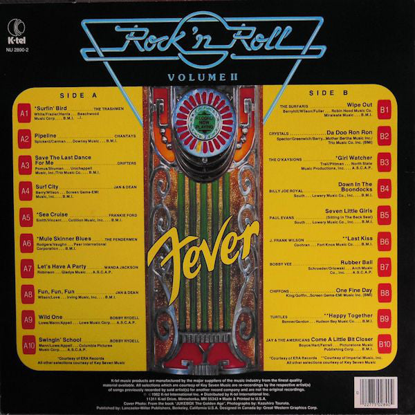 Various - Rock 'n Roll Fever Volume II (Vinyl, VG) (Vinyl LP)