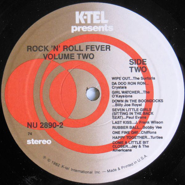 Various - Rock 'n Roll Fever Volume II (Vinyl, VG) (Vinyl LP)